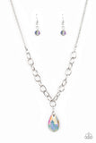 Paparazzi "Mega Modern" Multi OIL SPILL Necklace & Earring Set Paparazzi Jewelry