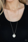 Paparazzi "Instant Icon" White Necklace & Earring Set Paparazzi Jewelry