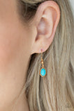 Paparazzi "Sahara Safari" Blue Necklace & Earring Set Paparazzi Jewelry