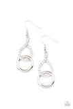 Paparazzi "Red Carpet Couture" White Earrings Paparazzi Jewelry