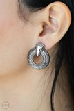 Paparazzi "Industrial Innovator" Silver Clip On Earrings Paparazzi Jewelry