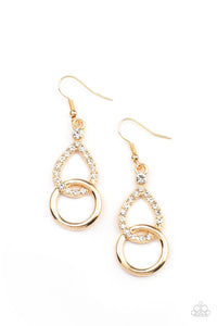 Paparazzi "Red Carpet Couture" Gold Earrings Paparazzi Jewelry