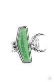 Paparazzi "Cosmic Karma" Green Ring Paparazzi Jewelry
