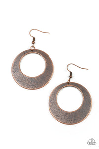 Paparazzi "Outer Plains" Copper Earrings Paparazzi Jewelry