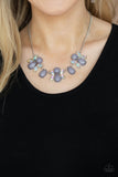 Paparazzi "Galaxy Gallery" Silver Necklace & Earring Set Paparazzi Jewelry