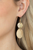 Paparazzi "Grounded Glamour" Gold Necklace & Earring Set Paparazzi Jewelry