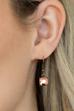 Paparazzi "Radiance Squared" Copper Necklace & Earring Set Paparazzi Jewelry