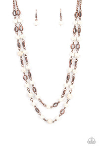 Paparazzi "Essentially Earthy" Copper Necklace & Earring Set Paparazzi Jewelry