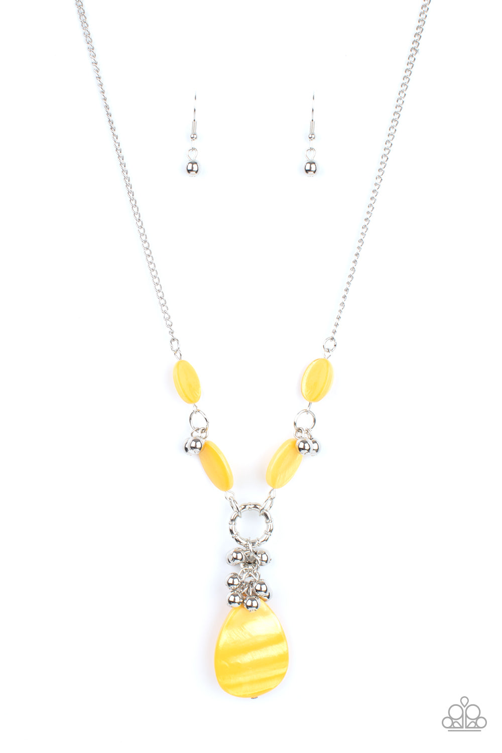 Paparazzi Necklace - Back to Earth - Yellow – fiveplustax.com
