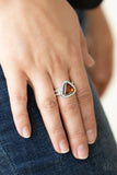 Paparazzi "Elevated Engagement" Brown Ring Paparazzi Jewelry