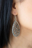 Paparazzi "Industrial Incandescence" Silver Earrings Paparazzi Jewelry