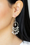 Paparazzi "Cosmic Chandeliers" White Earrings Paparazzi Jewelry