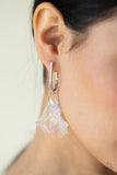 Paparazzi "Jaw-Droppingly Jelly" Silver Earrings Paparazzi Jewelry