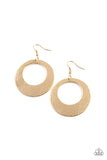 Paparazzi "Outer Plains" Gold Earrings Paparazzi Jewelry