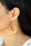 Paparazzi "Outer Plains" Gold Earrings Paparazzi Jewelry