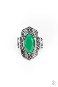 Paparazzi "Taj Mahal Trendsetter" Green Ring Paparazzi Jewelry