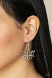 Paparazzi "Lotus Ponds" Silver Earrings Paparazzi Jewelry