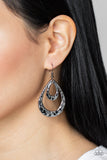 Paparazzi "Museum Muse" Black Earrings Paparazzi Jewelry