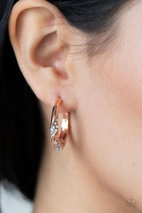 Paparazzi "Subliminal Shimmer" Copper Earrings Paparazzi Jewelry