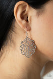 Paparazzi "Meadow Mosaic" Silver Earrings Paparazzi Jewelry