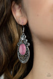 Paparazzi "Garden Gondola Ride" Pink Earrings Paparazzi Jewelry