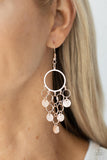 Paparazzi "Cyber Chime" Rose Gold Earrings Paparazzi Jewelry
