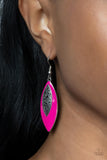 Paparazzi "Venetian Vanity" Pink Earrings Paparazzi Jewelry