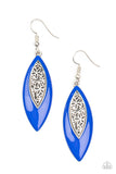 Paparazzi "Venetian Vanity" Blue Earrings Paparazzi Jewelry