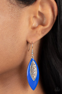Paparazzi "Venetian Vanity" Blue Earrings Paparazzi Jewelry