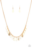 Paparazzi "Eastern Chime Zone" Gold Necklace & Earring Set Paparazzi Jewelry
