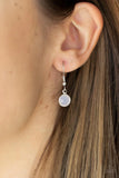 Paparazzi "Goddess Getaway" White Necklace & Earring Set Paparazzi Jewelry