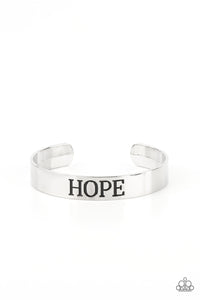 Paparazzi "Hope Makes The World Go Round" Silver Bracelet Paparazzi Jewelry