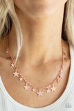 Paparazzi "Starry Shindig" Copper Necklace & Earring Set Paparazzi Jewelry