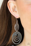 Paparazzi "Cosmic Twirl" Black Earrings Paparazzi Jewelry