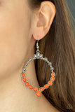 Paparazzi "Thai Treasures" Orange Earrings Paparazzi Jewelry