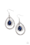 Paparazzi "Blushing Bride" Blue Earrings Paparazzi Jewelry