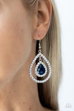 Paparazzi "Blushing Bride" Blue Earrings Paparazzi Jewelry