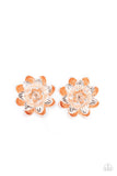 Paparazzi "Water Lily Love" Rose Gold Post Earrings Paparazzi Jewelry