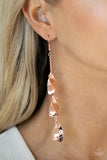 Paparazzi "Arrival Chime" Copper Earrings Paparazzi Jewelry