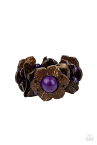 Paparazzi "Mediterranean Mangrove" Purple Bracelet Paparazzi Jewelry