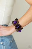 Paparazzi "Mediterranean Mangrove" Purple Bracelet Paparazzi Jewelry