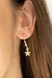 Paparazzi "Americana Girl" Gold Necklace & Earring Set Paparazzi Jewelry