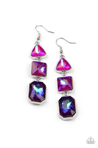 Paparazzi "Cosmic Culture" Purple Earrings Paparazzi Jewelry