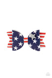 Paparazzi "Red, White, and Bows" Multi 154XX Hair Clip Paparazzi Jewelry