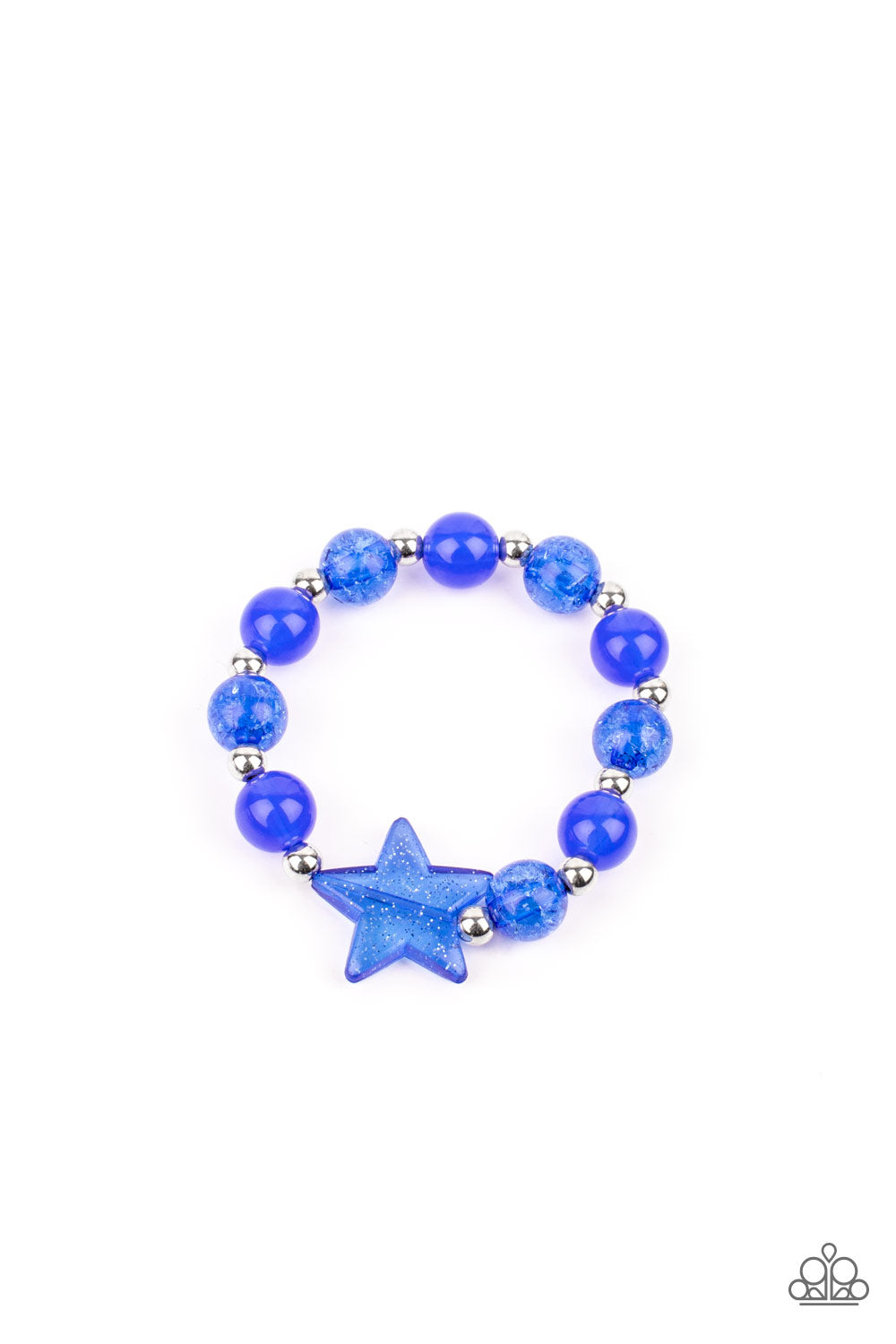 Starlette Bralette in Blue Sparkly Jewel