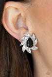 Paparazzi "Sophisticated Swirl" Black Clip On Earrings Paparazzi Jewelry