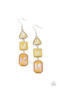 Paparazzi "Cosmic Culture" Yellow Earrings Paparazzi Jewelry