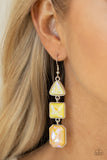 Paparazzi "Cosmic Culture" Yellow Earrings Paparazzi Jewelry