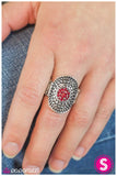 Paparazzi "Spanish Sun" Red Ring Paparazzi Jewelry