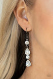 Paparazzi "Raise Your Glass To Gloamorous" Black Earrings Paparazzi Jewelry
